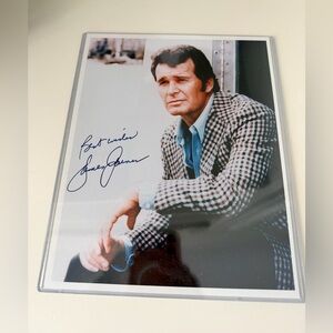 James Garner Actor Hand Signed Autographed Photo W/ Certificate Of Authenticity